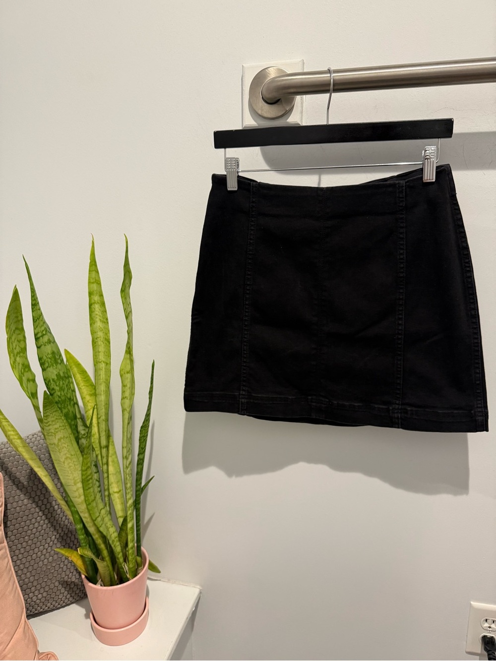 Wild Fable Black Denim Mini Skirt